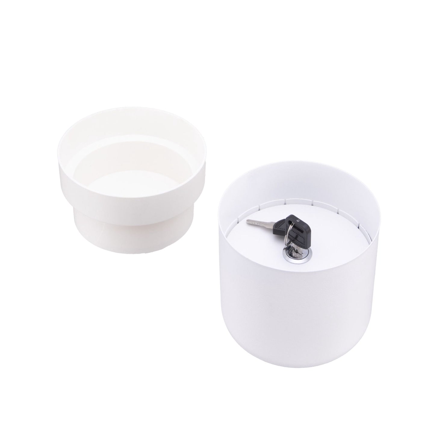 Plant Pot Safe with Lockable Compartment, 2 Keys