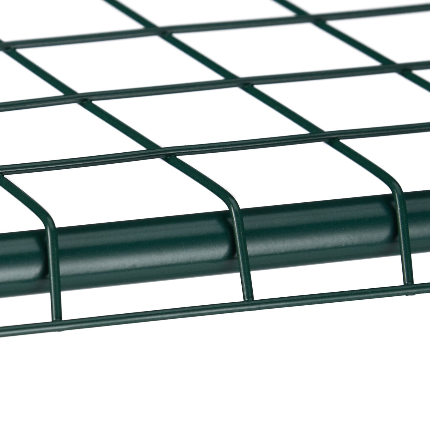 Plant Racks with 4 Metal Grid Shelves, Set of 2