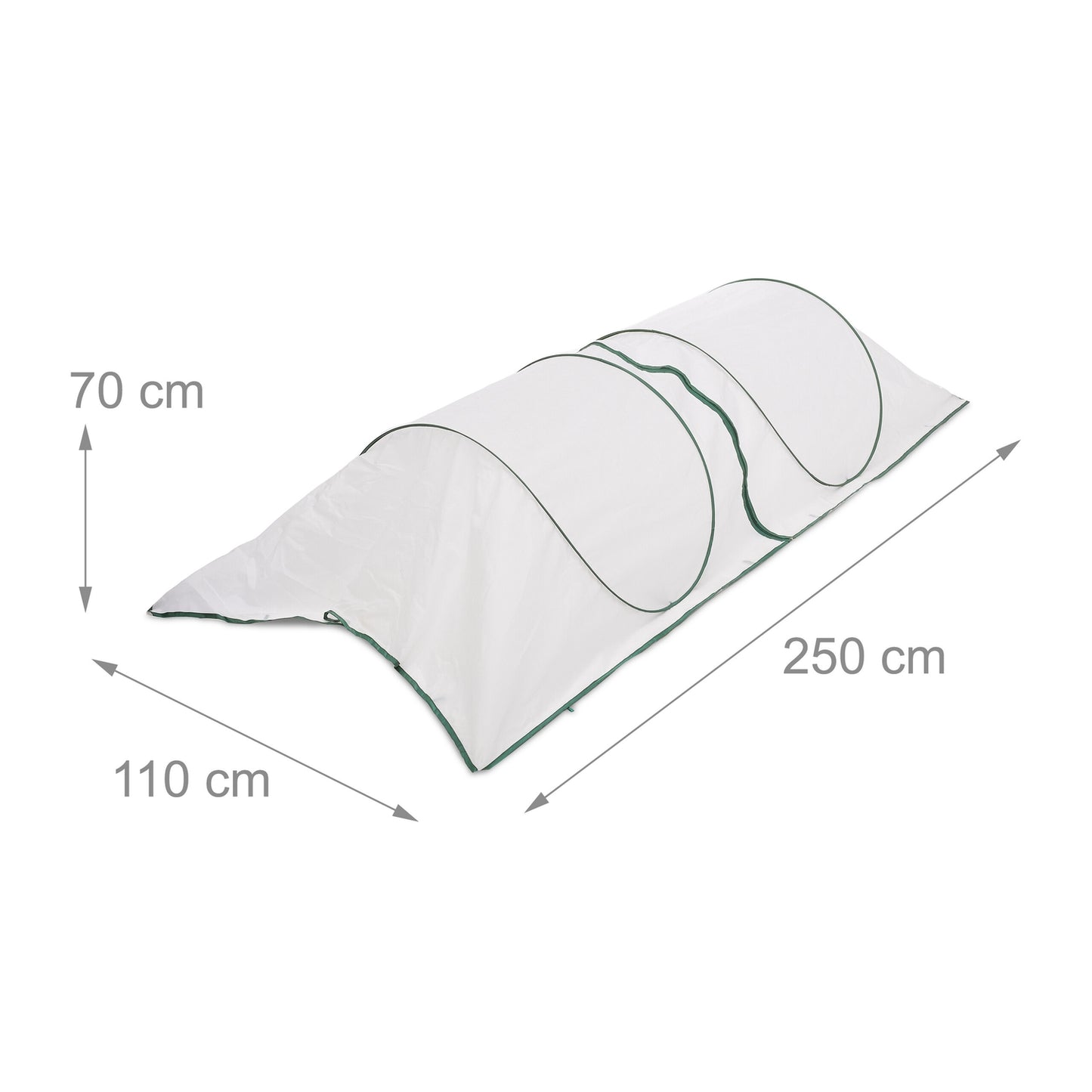 Planting tunnel 2.5 m with pop-up function