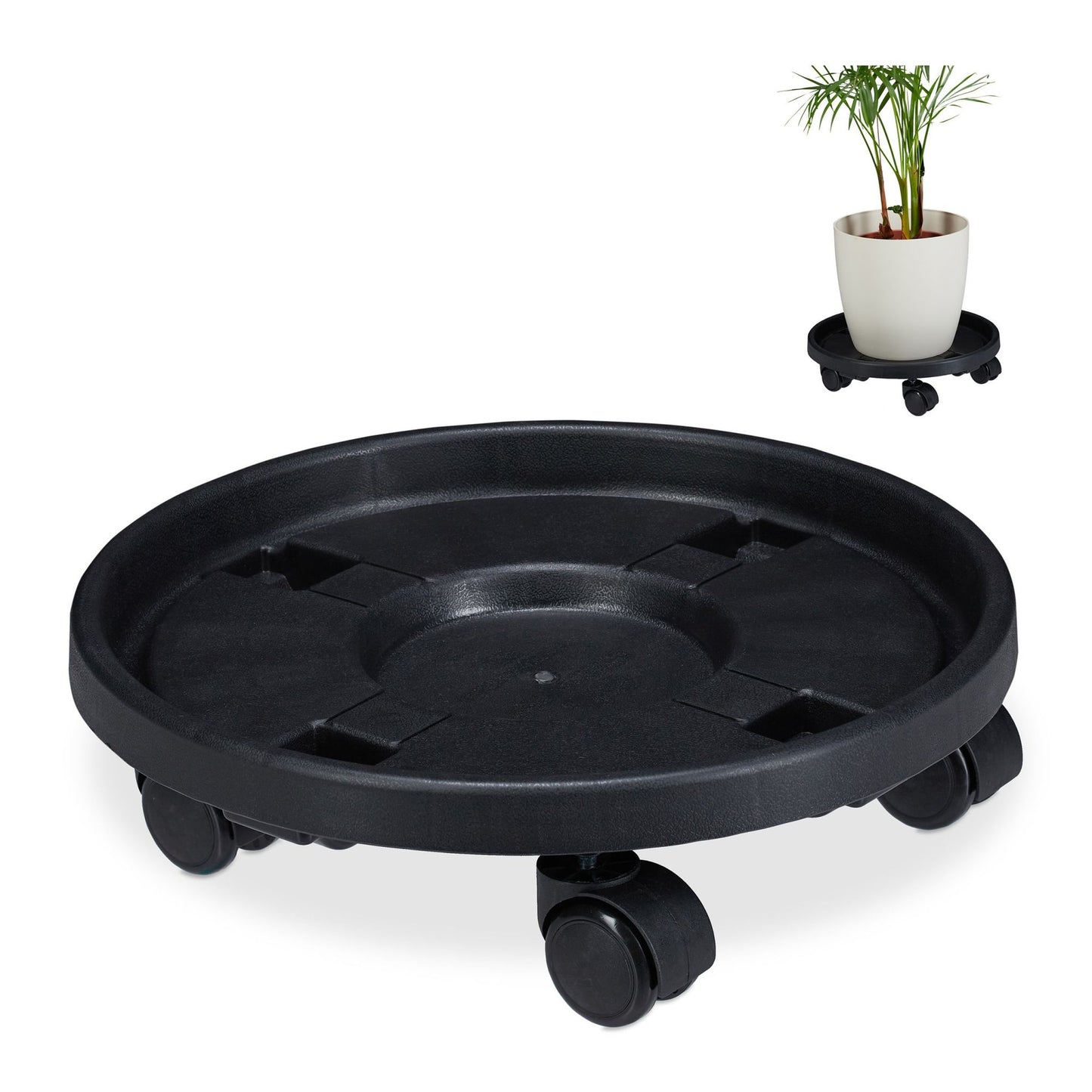 Plant roller Plastic Large Set of 2