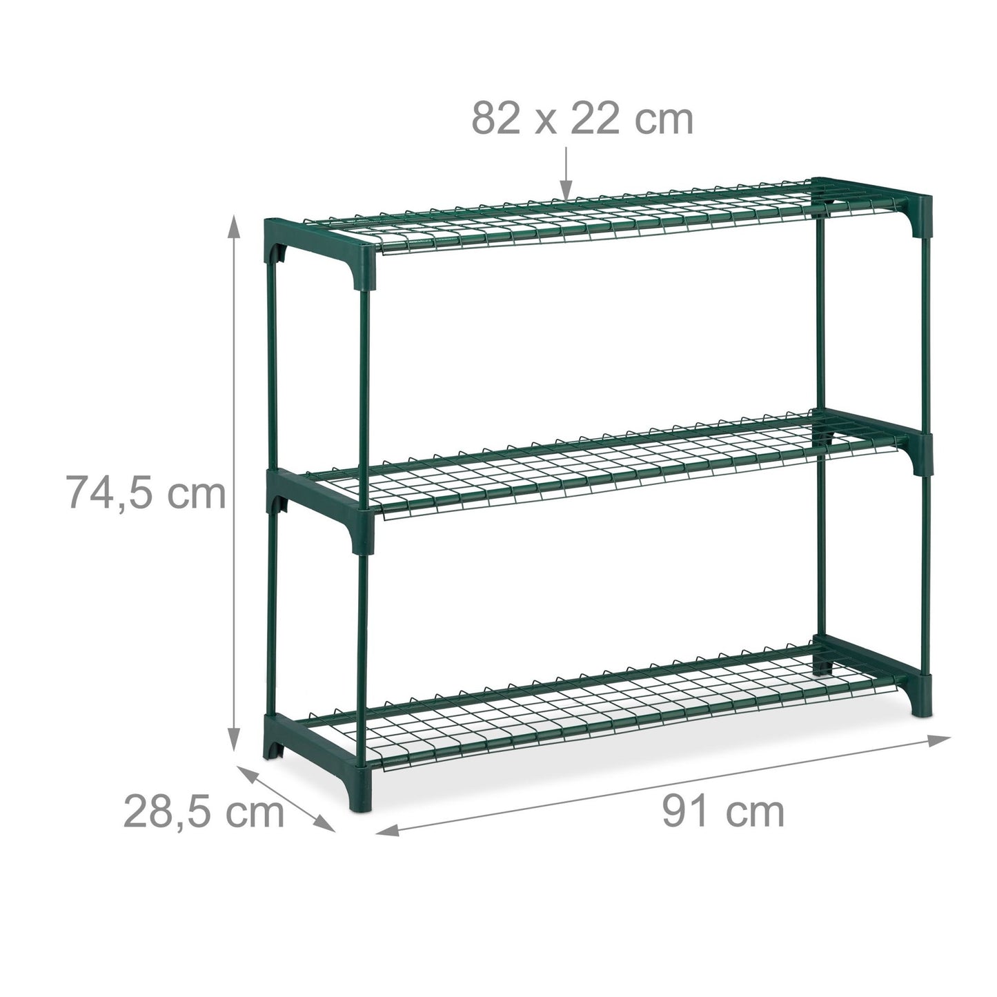 Plant shelf, 3-level