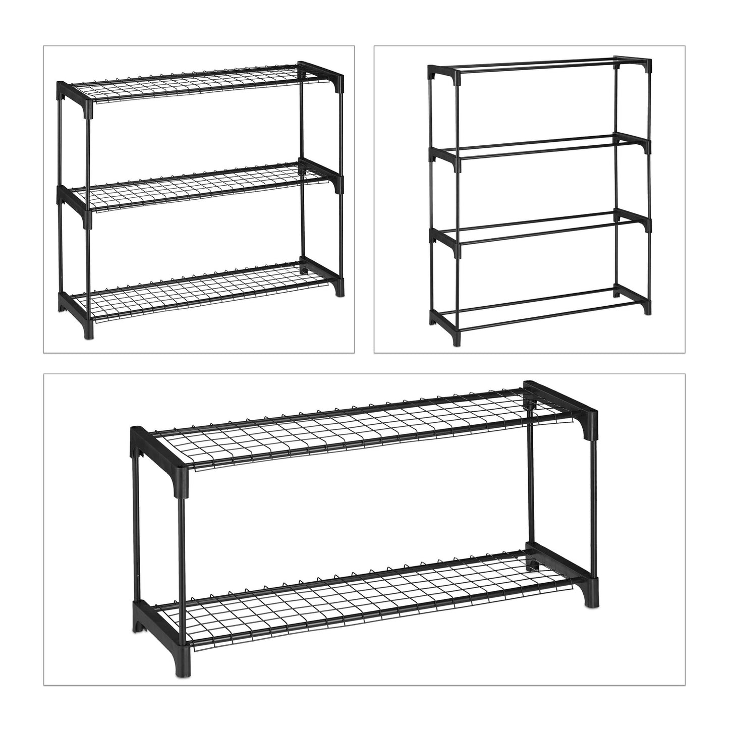 Plant shelf with 4 shelves
