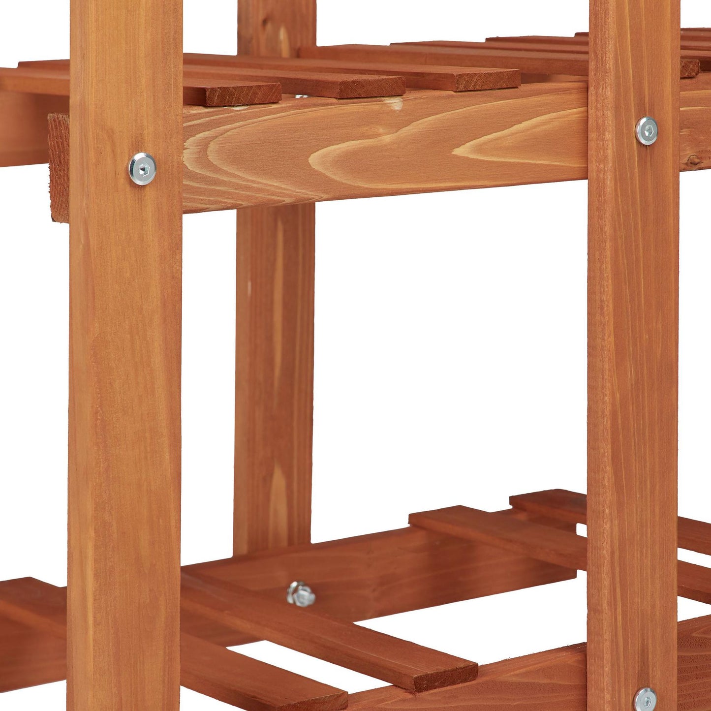 Plant shelf wood 5 shelves