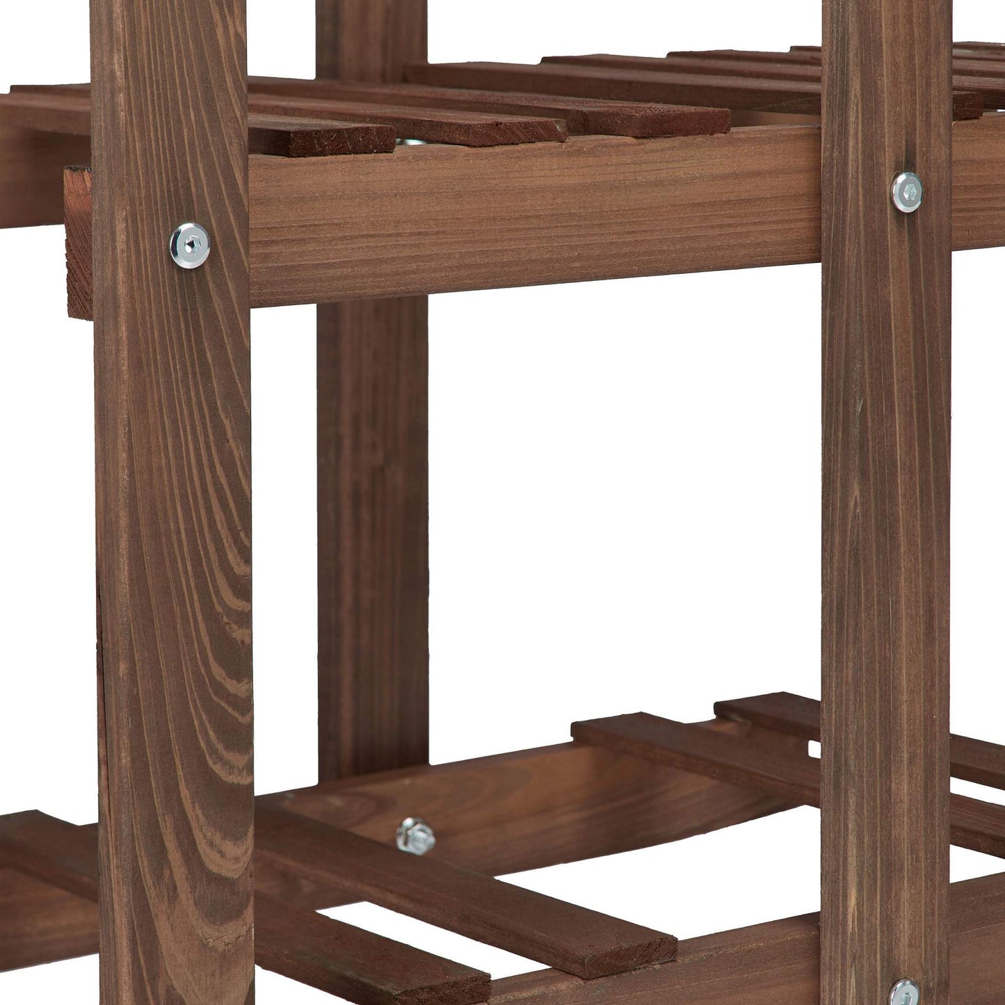 Plant shelf wood 5 shelves