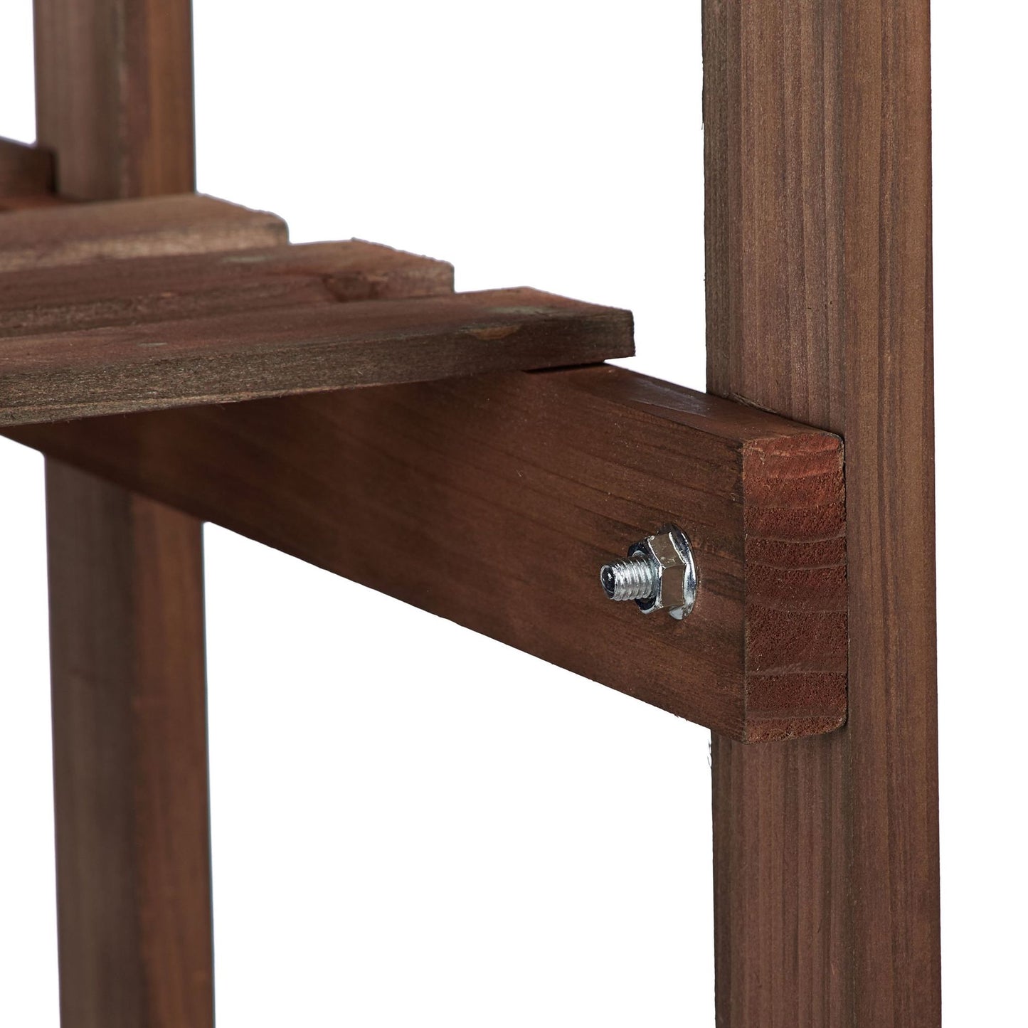 Plant shelf wood 5 shelves