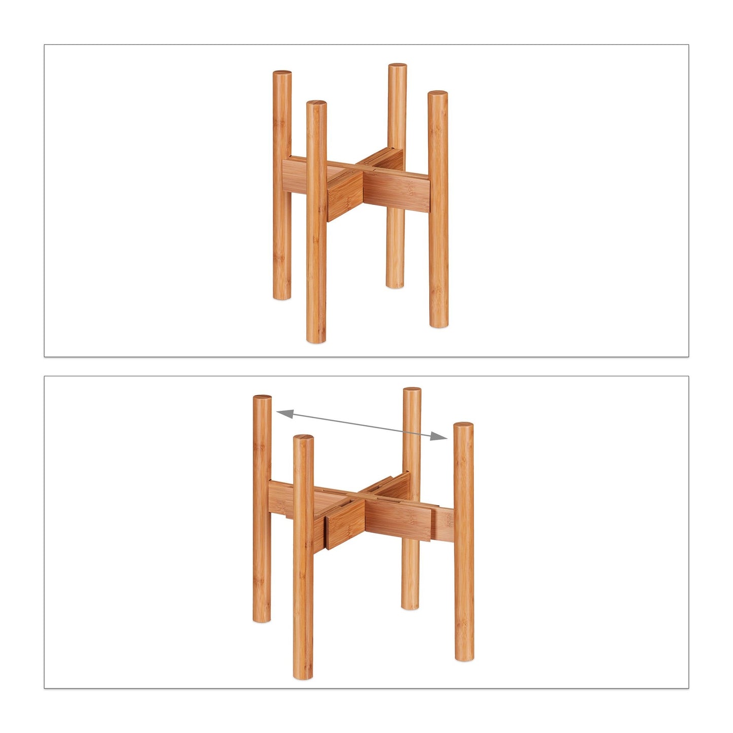Plant stand in bamboo