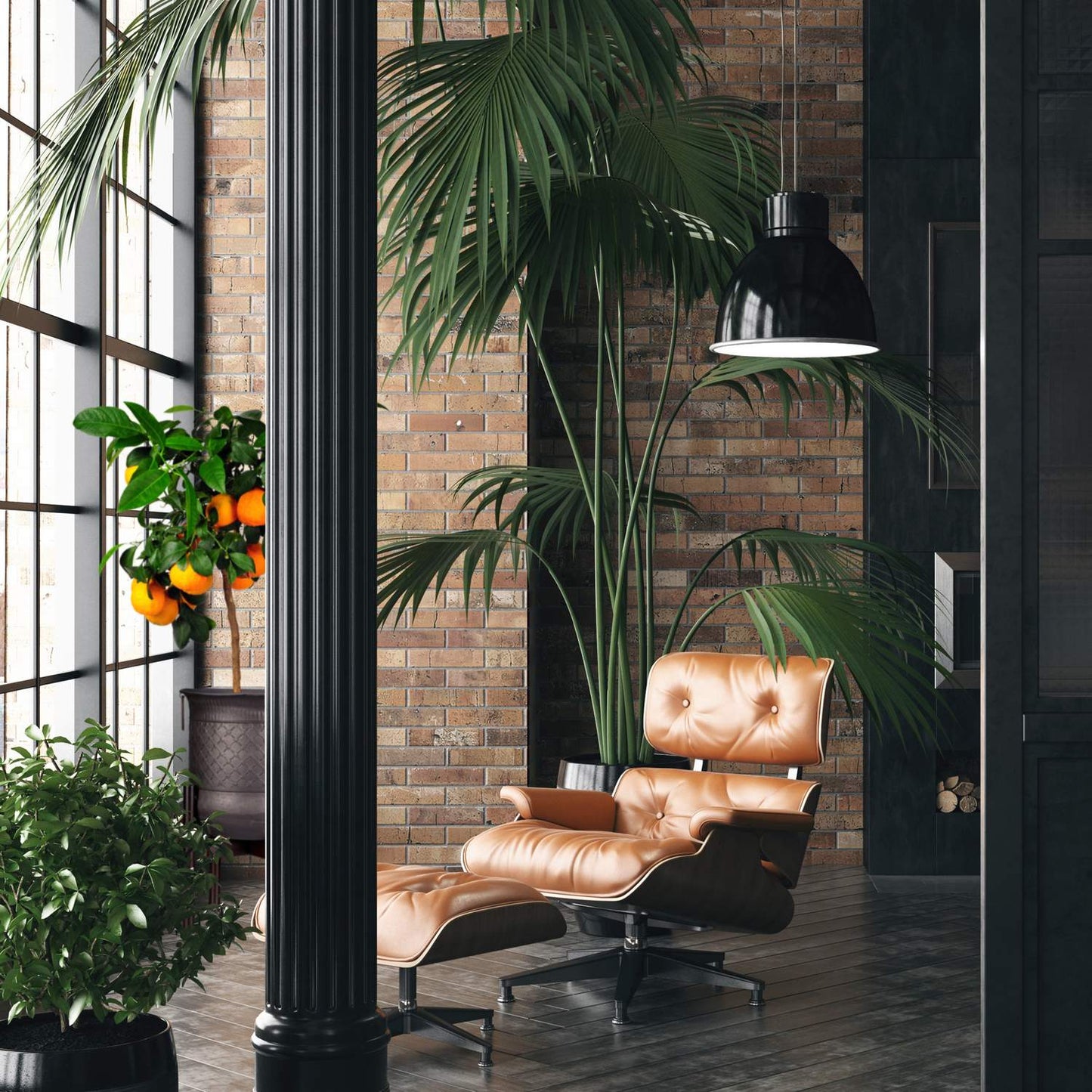 Plant stand in bamboo