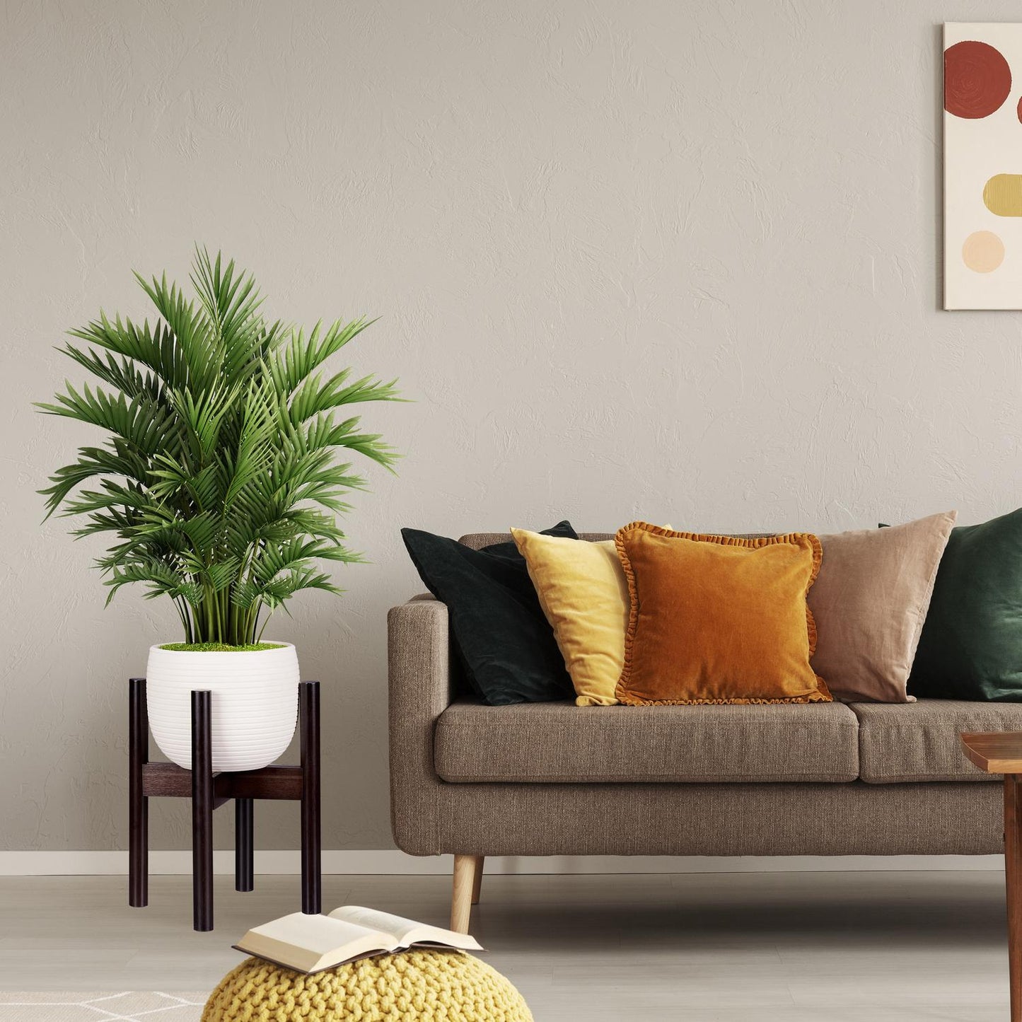 Plant stand in bamboo
