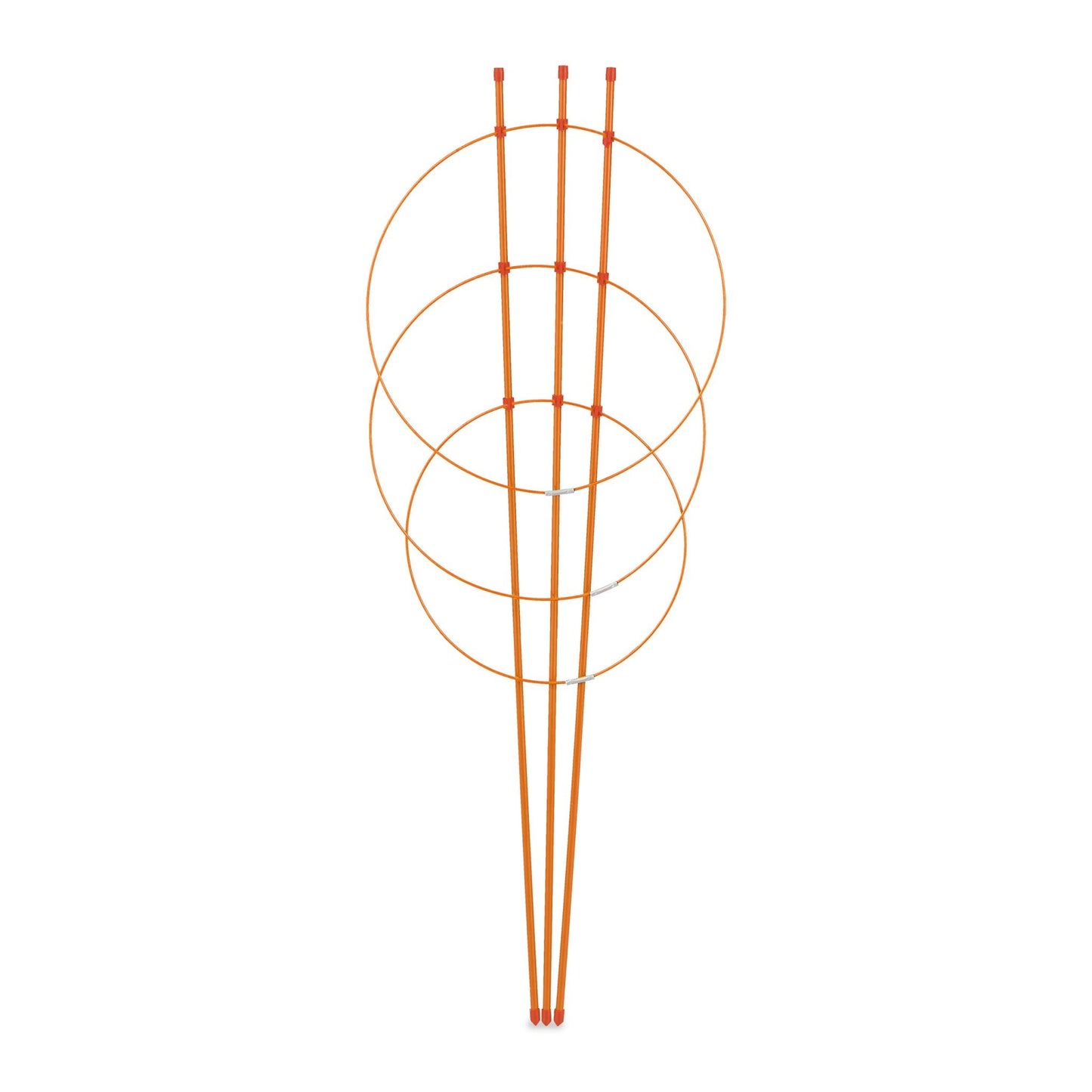 Plant support 76 cm orange, set of 6