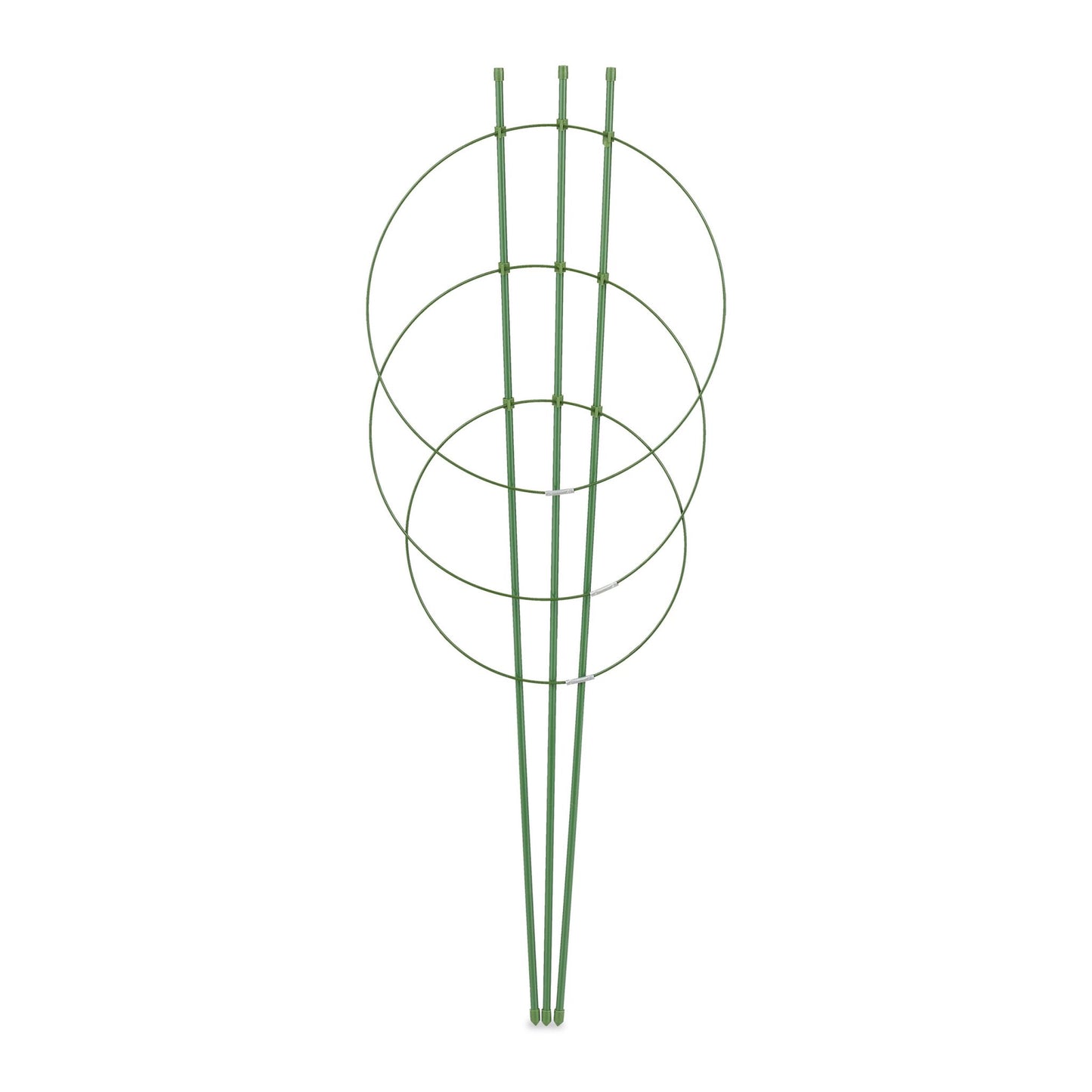 Plant supports 76 cm green, set of 6