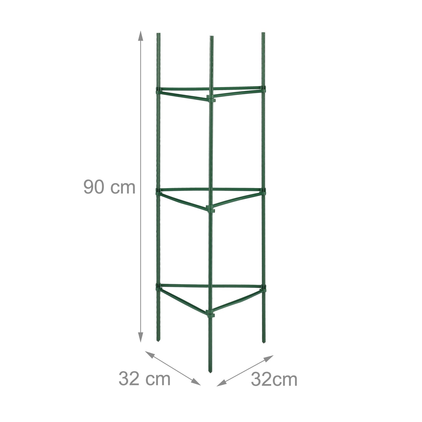 Plant support set of 4 90 cm