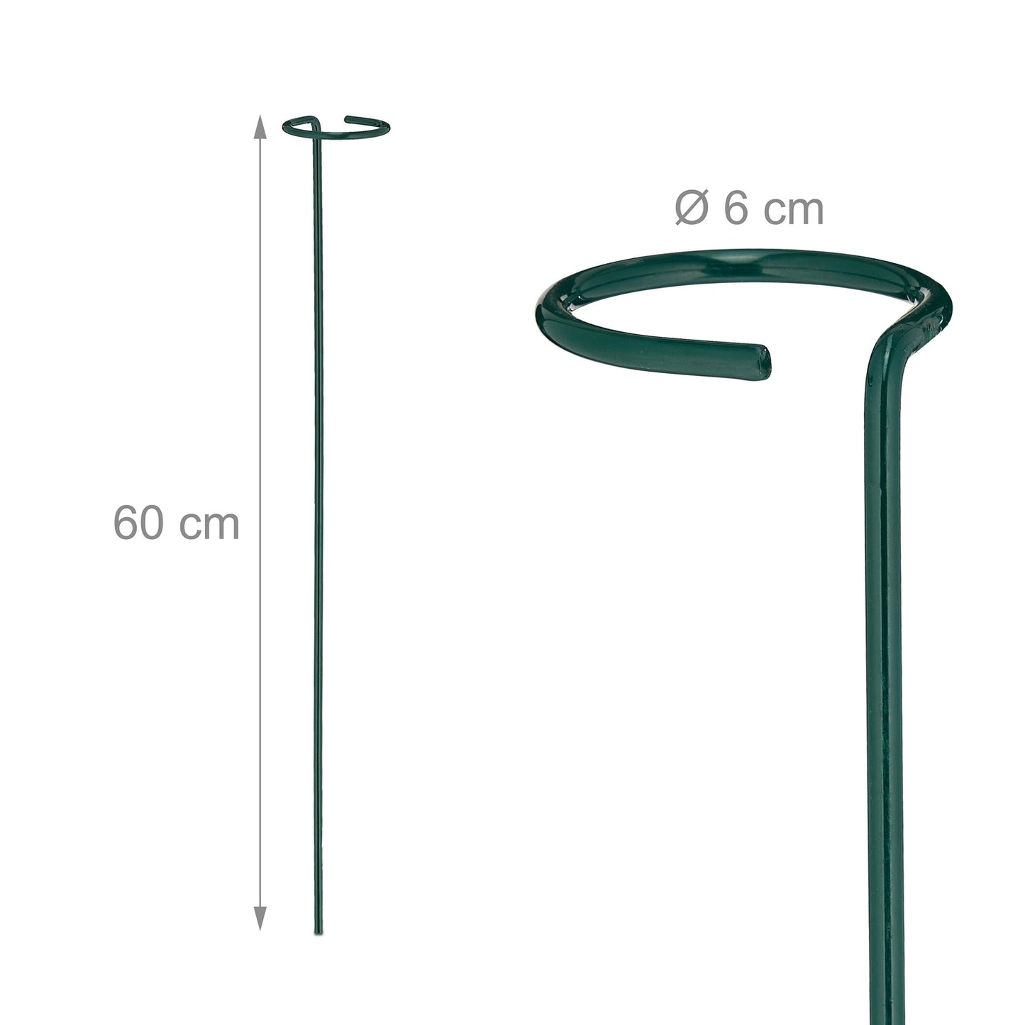 Plant supports in metal 10-pack