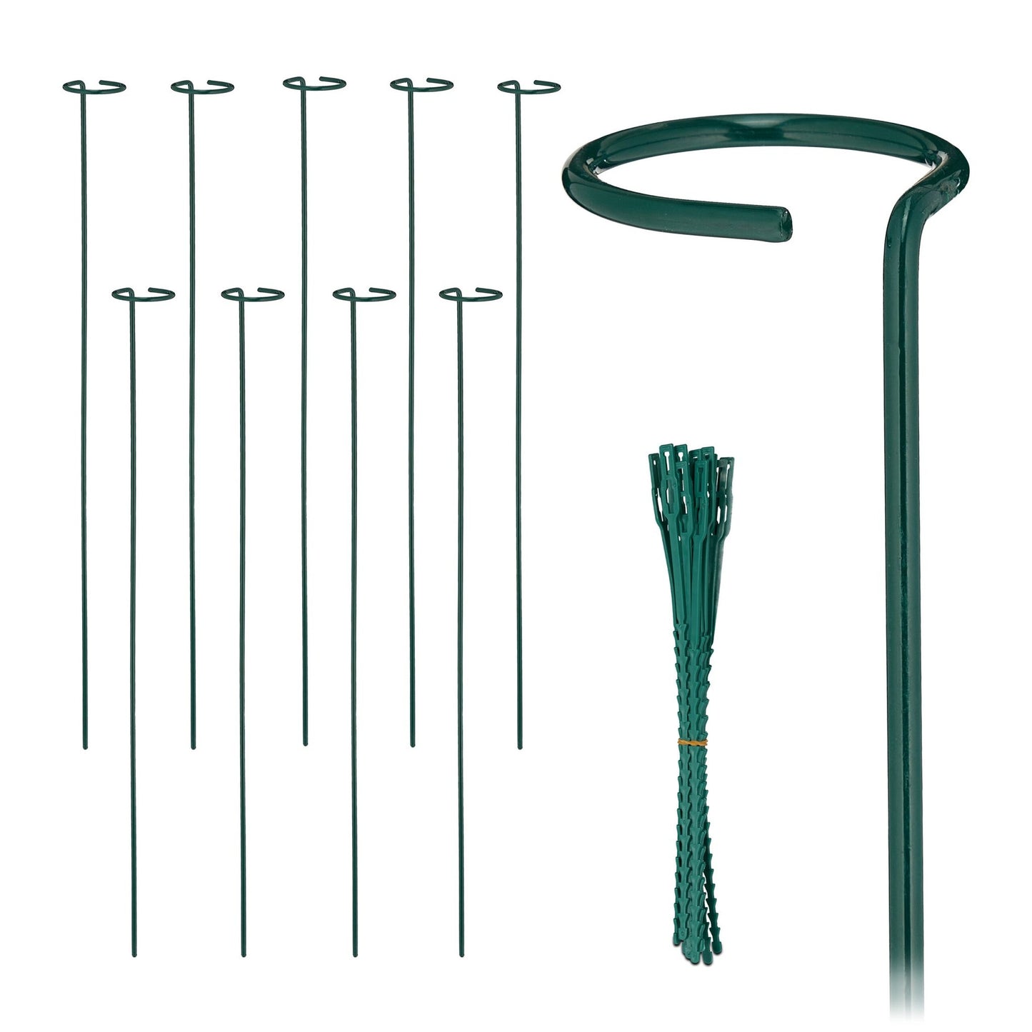 Plant supports in metal 10-pack