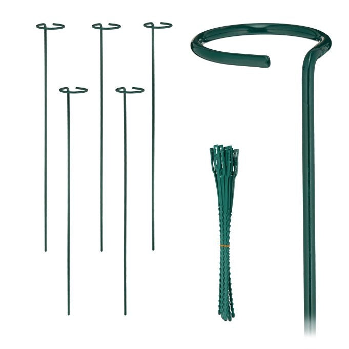 Plant supports in metal, 6-pack