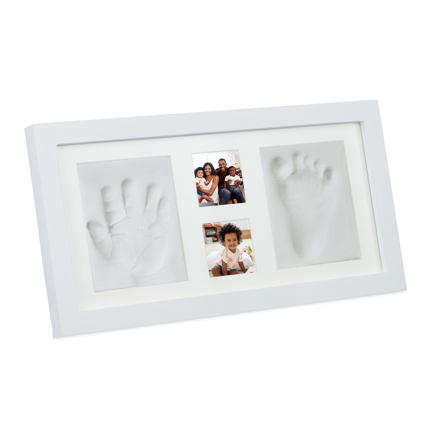 Plaster cast set for baby with photo frame