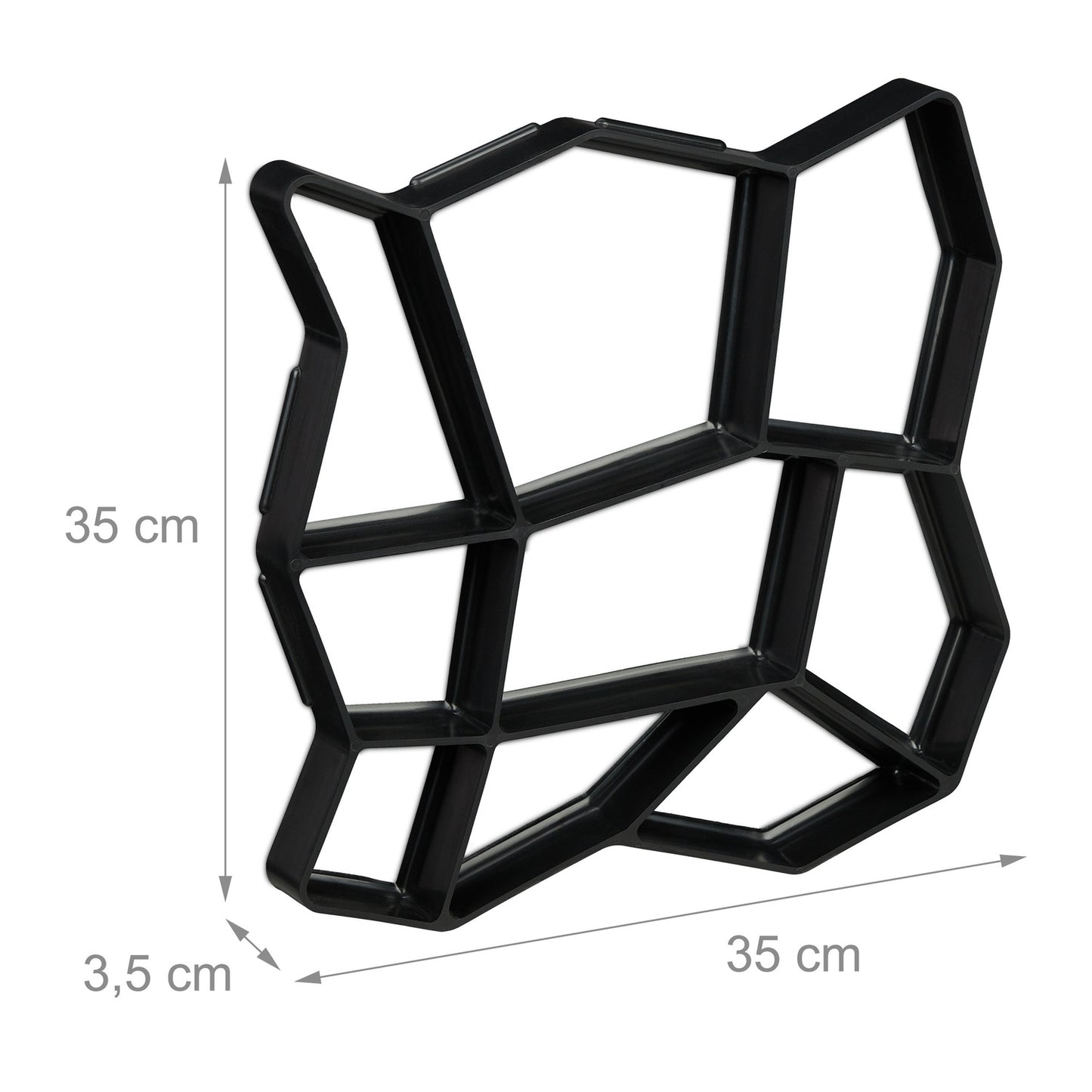 Plaster mold 9 chambers 35 x 35 cm