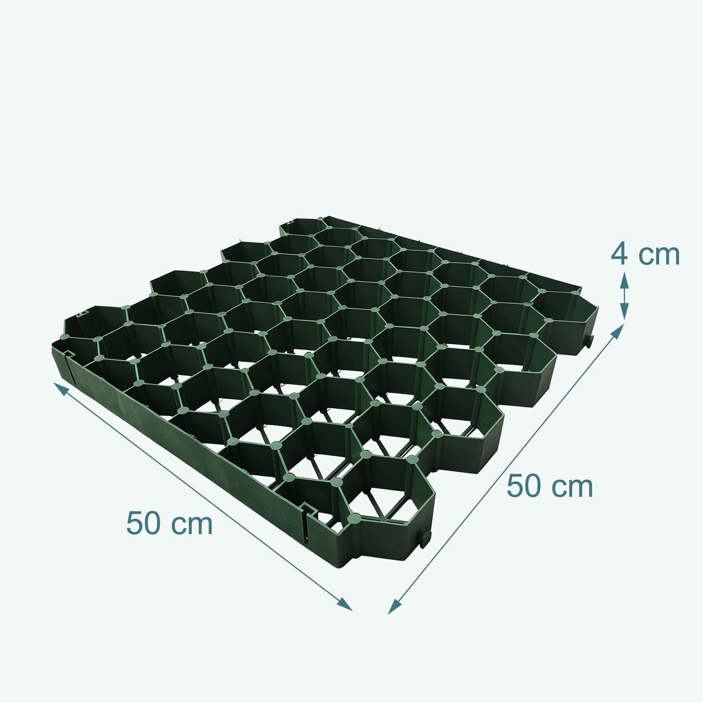 Plastic Lawn Grid for Driveways and Paths, 50x50 cm