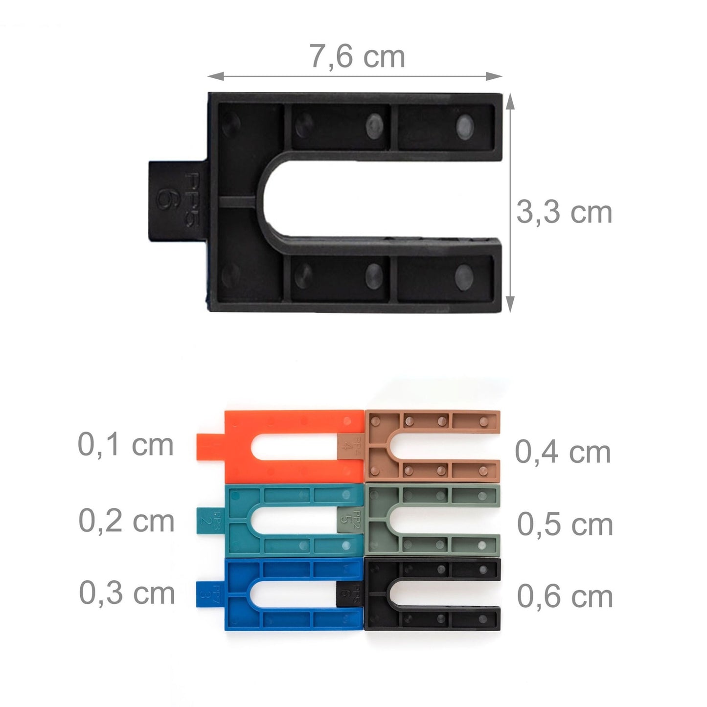 Plastic Spacer Pads, 144 Set – Window Installation