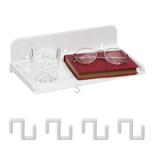 Plastic bed shelf