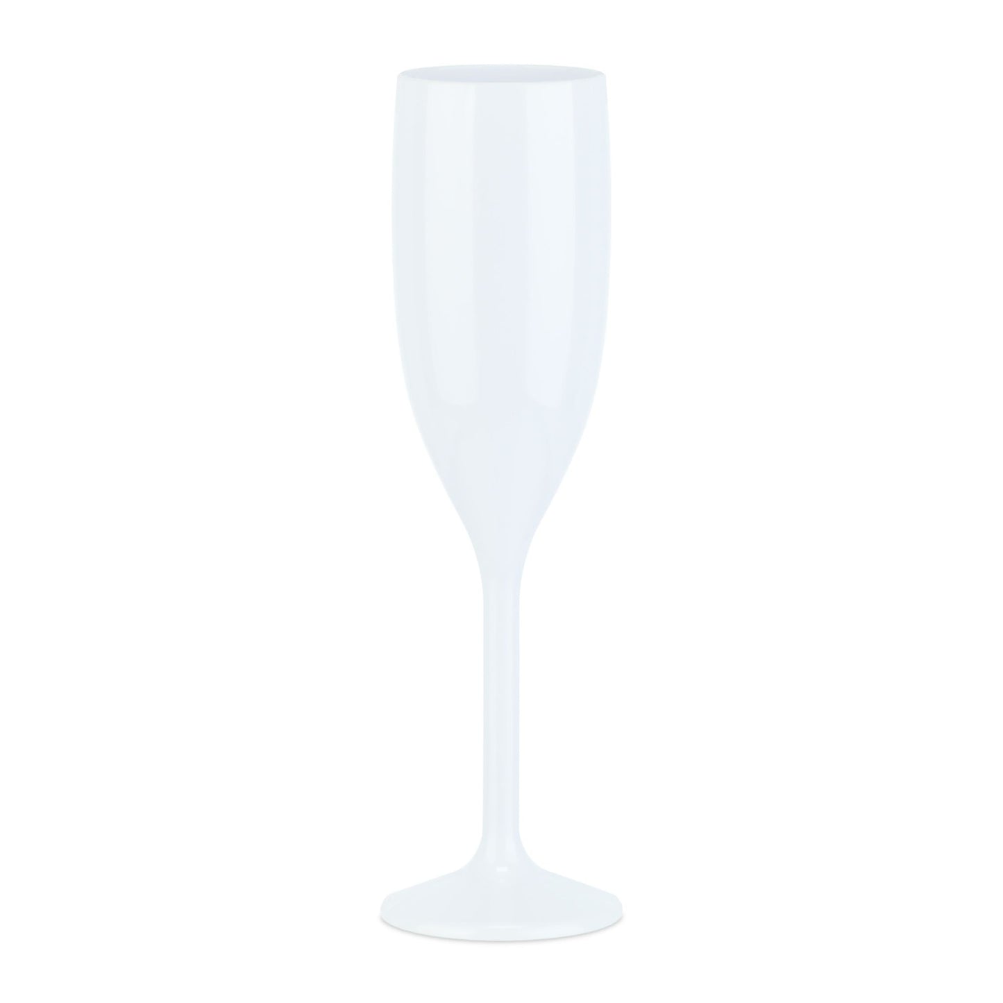Plastic champagne glasses - set of 12