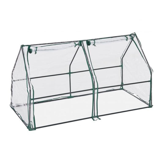 Plastic greenhouse PVC with 2 doors