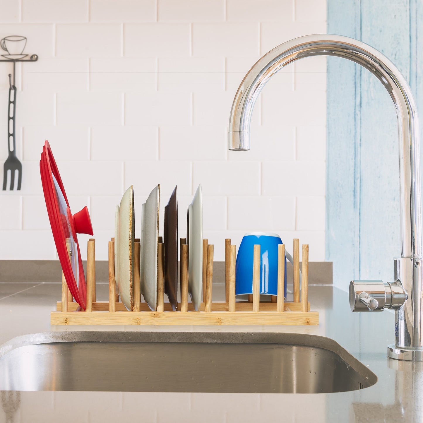 Plate rack bamboo