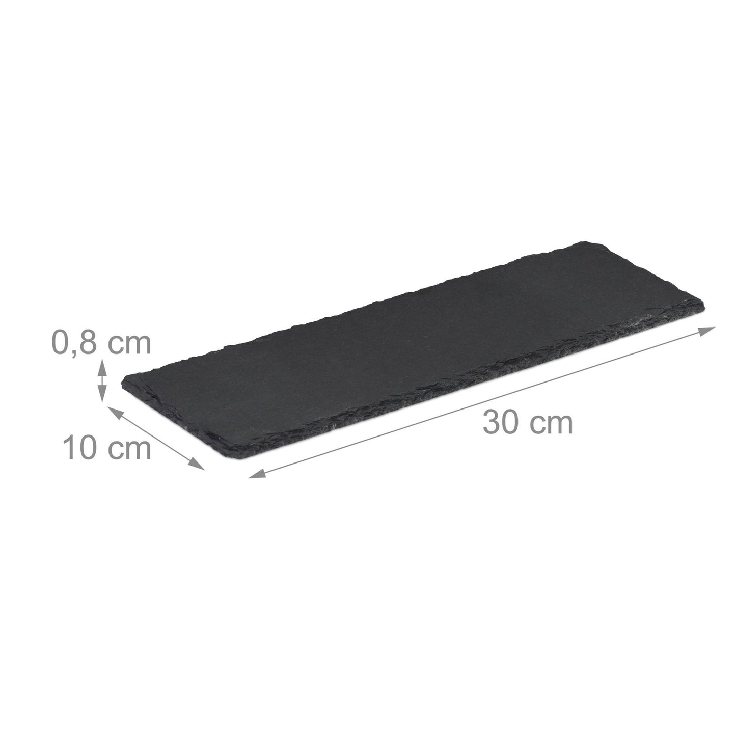 Plate set slate tiles 30x10 cm