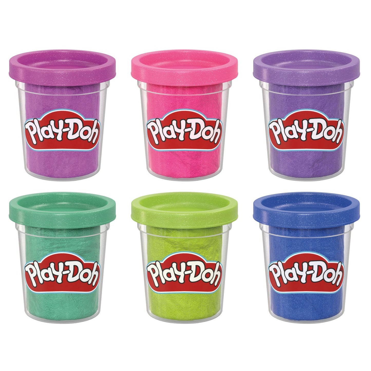Play-Doh Compound Sparkle Collection 6 Pcs