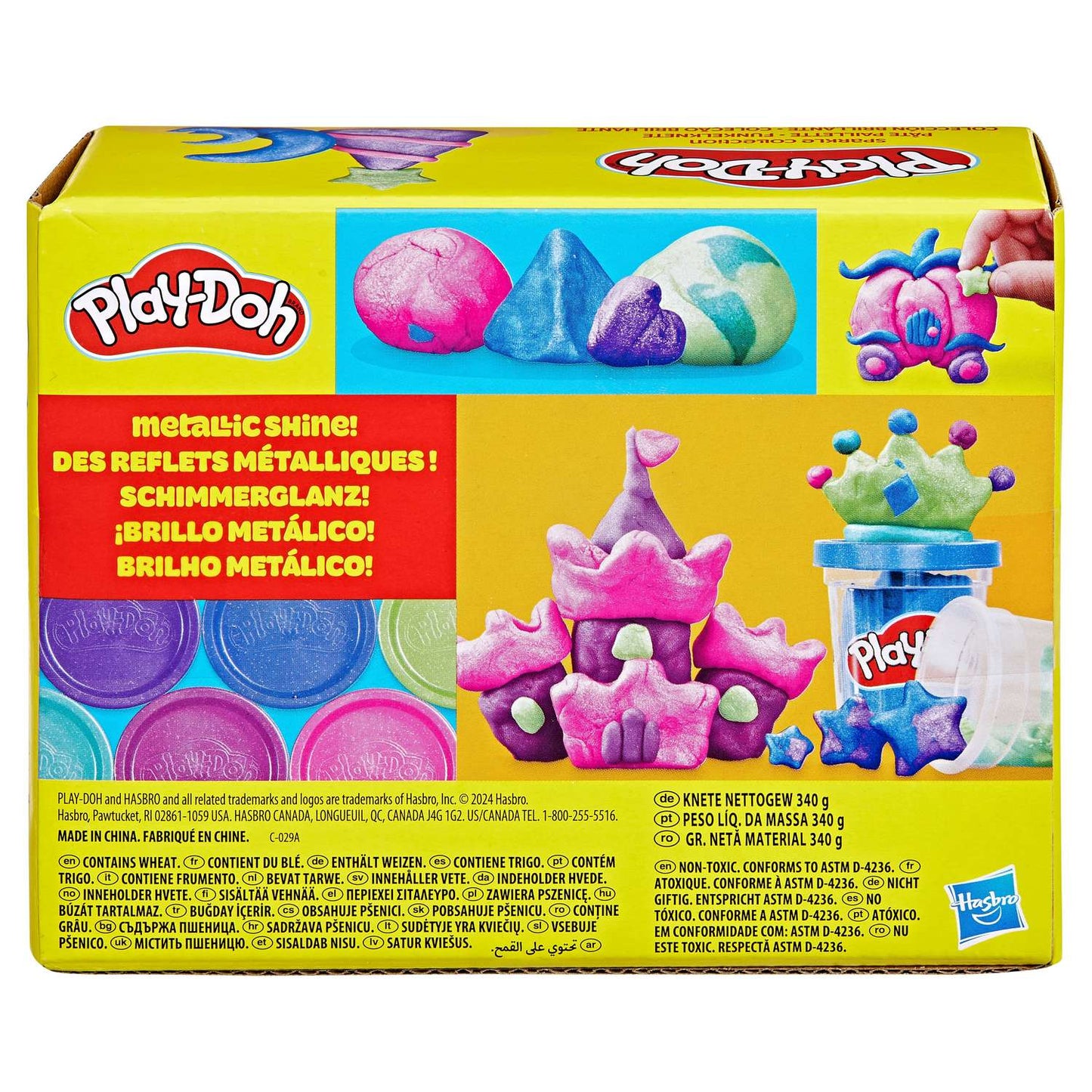 Play-Doh Compound Sparkle Collection 6 Pcs
