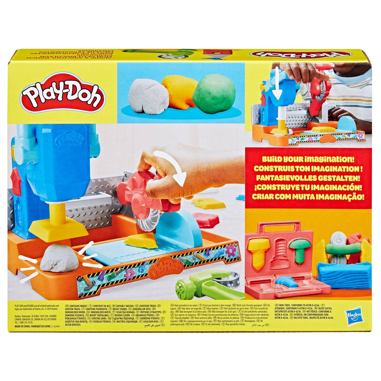 Play-Doh Playset Stamp N Saw Tool Bench