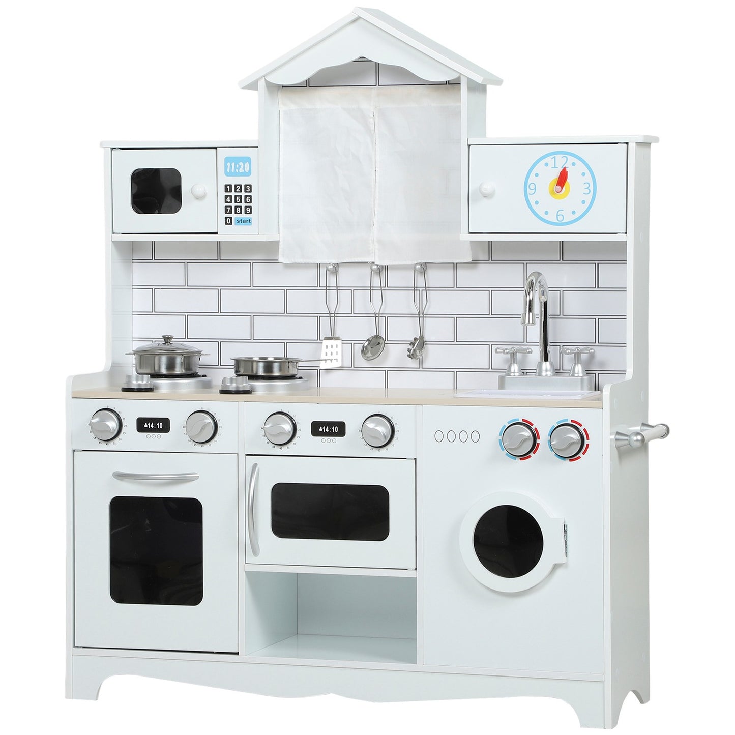 Play Kitchen with Oven, Sink, Sound, Accessories, Ages 3-6