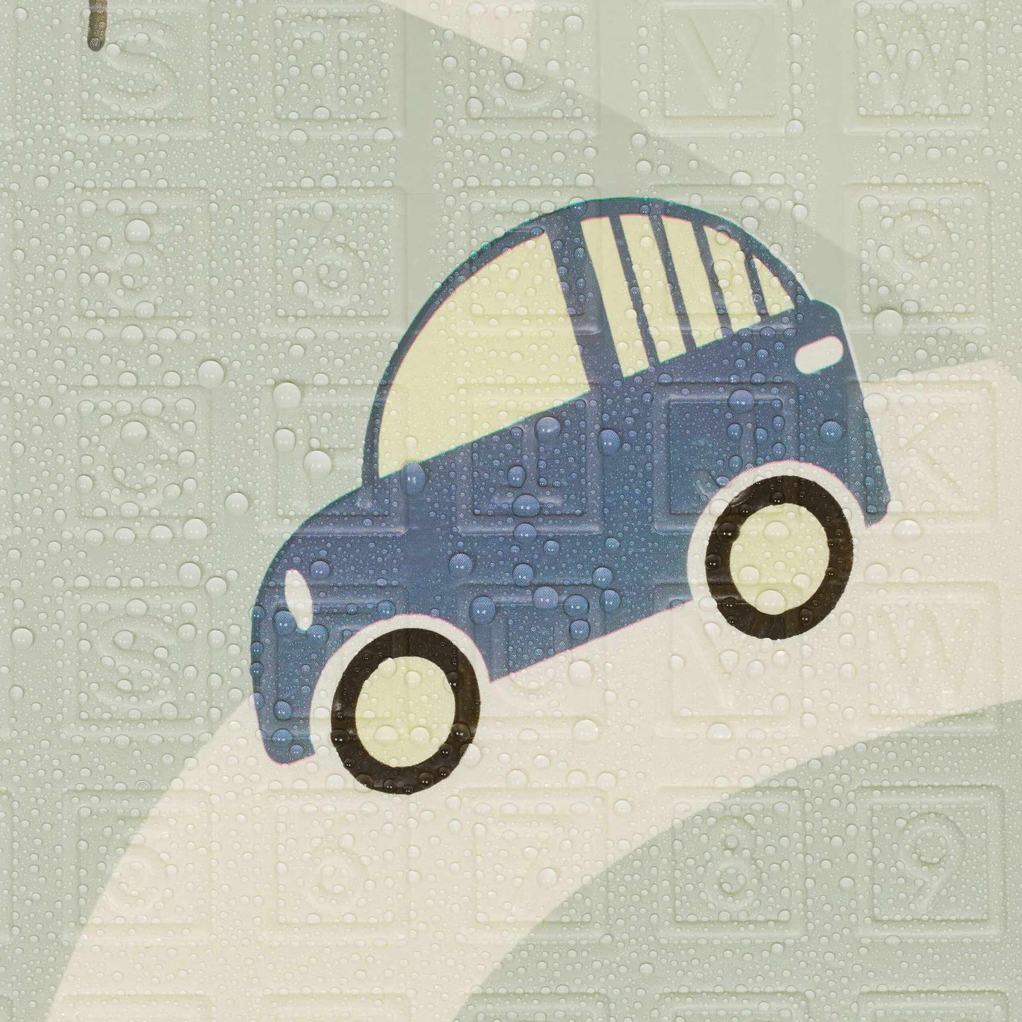 Playmat with animal and road theme, foldable