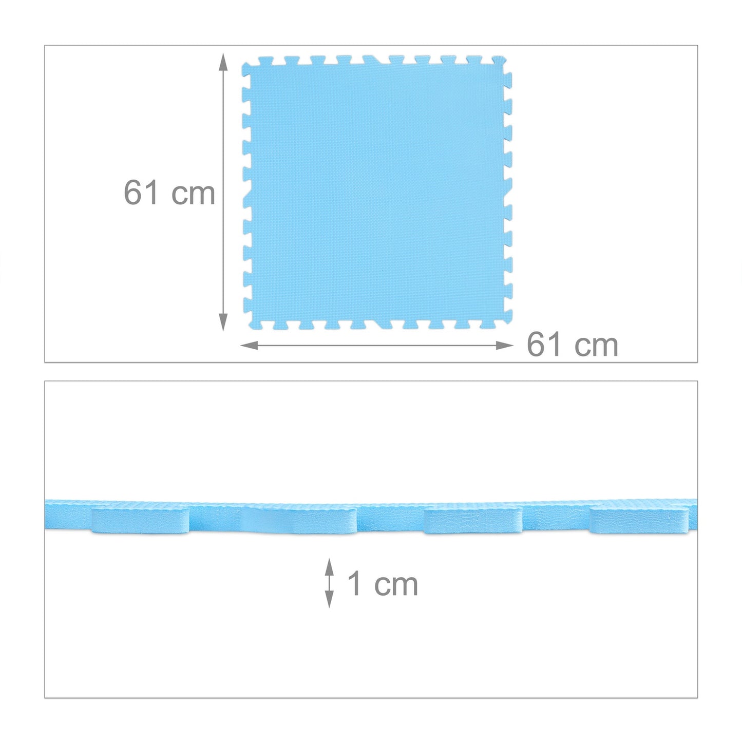Play mat with border