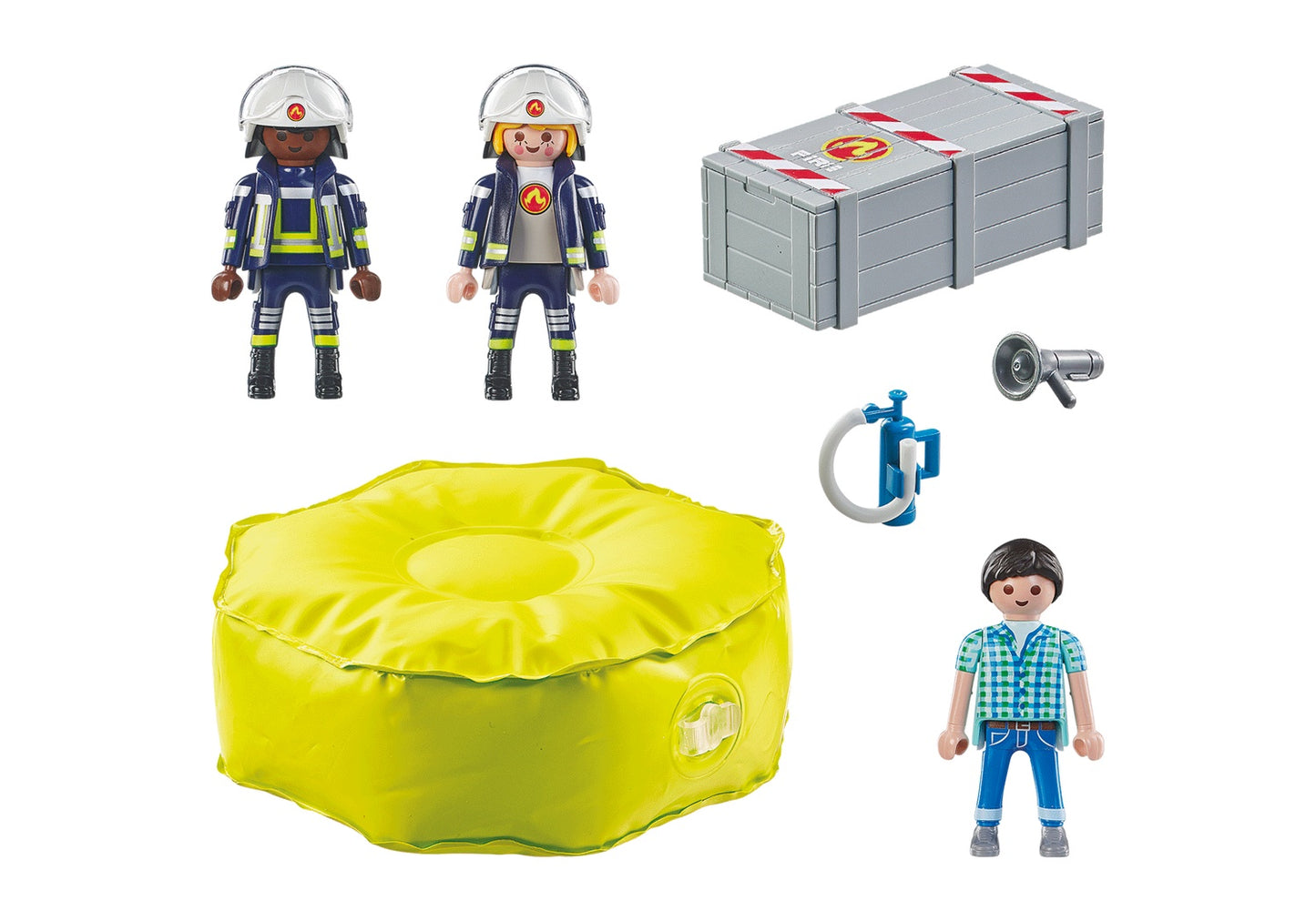 Playmobil Action Heroes Firefighter With Air Pillow 71465