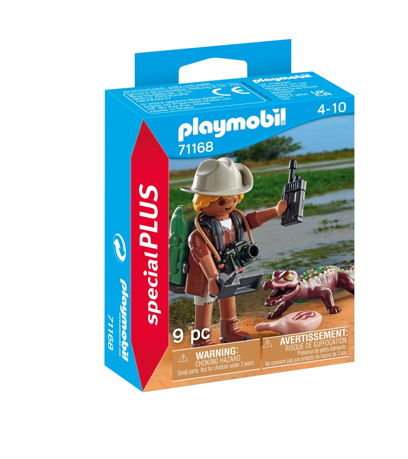 Playmobil Special Plus Researcher With Young Caiman 71168
