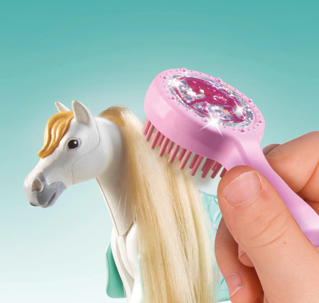 Playmobil World Of Horses Washing Station With Isabella And Lioness 71354