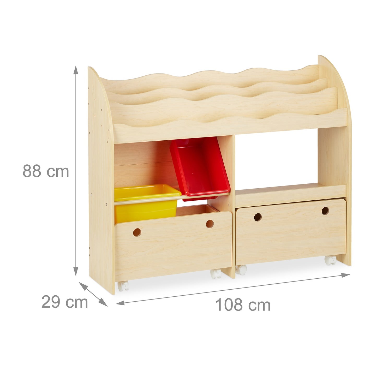 Playroom Storage For Toys & Books