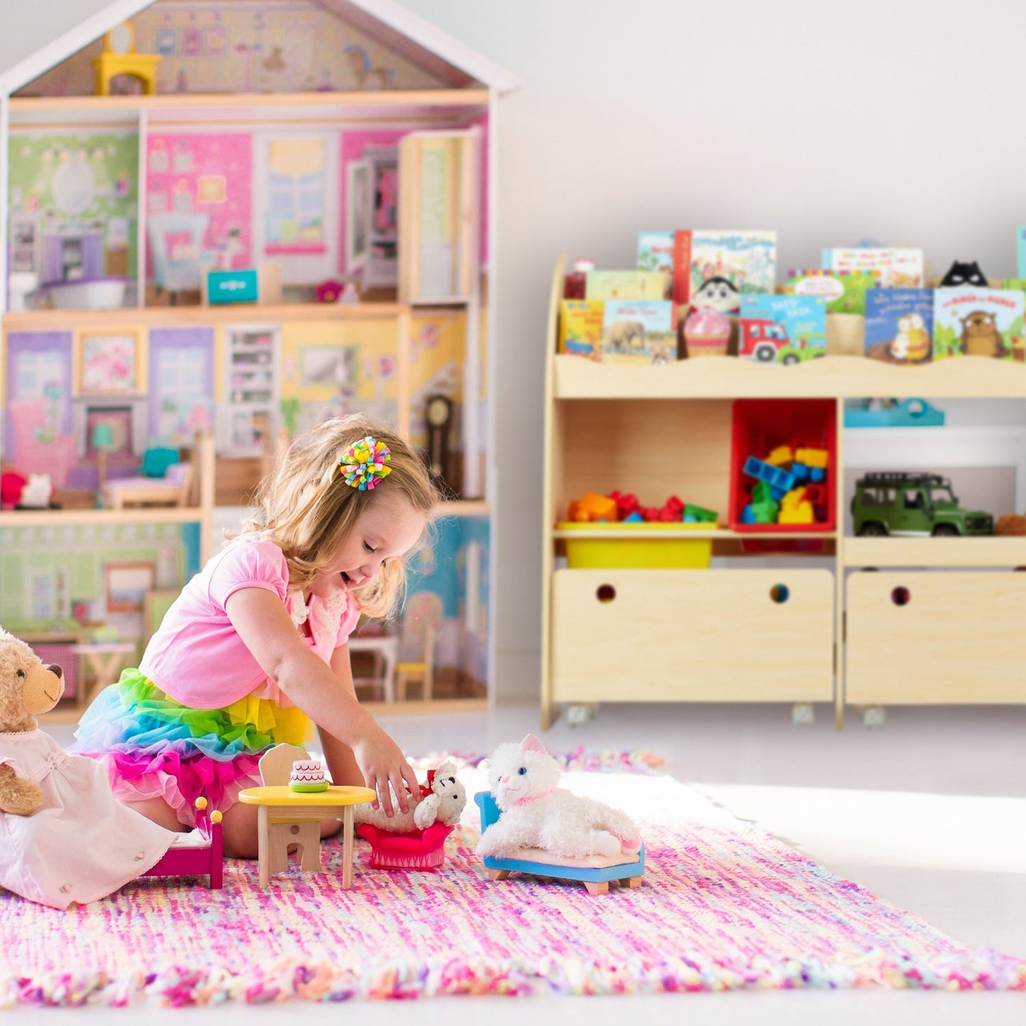 Playroom Storage For Toys & Books