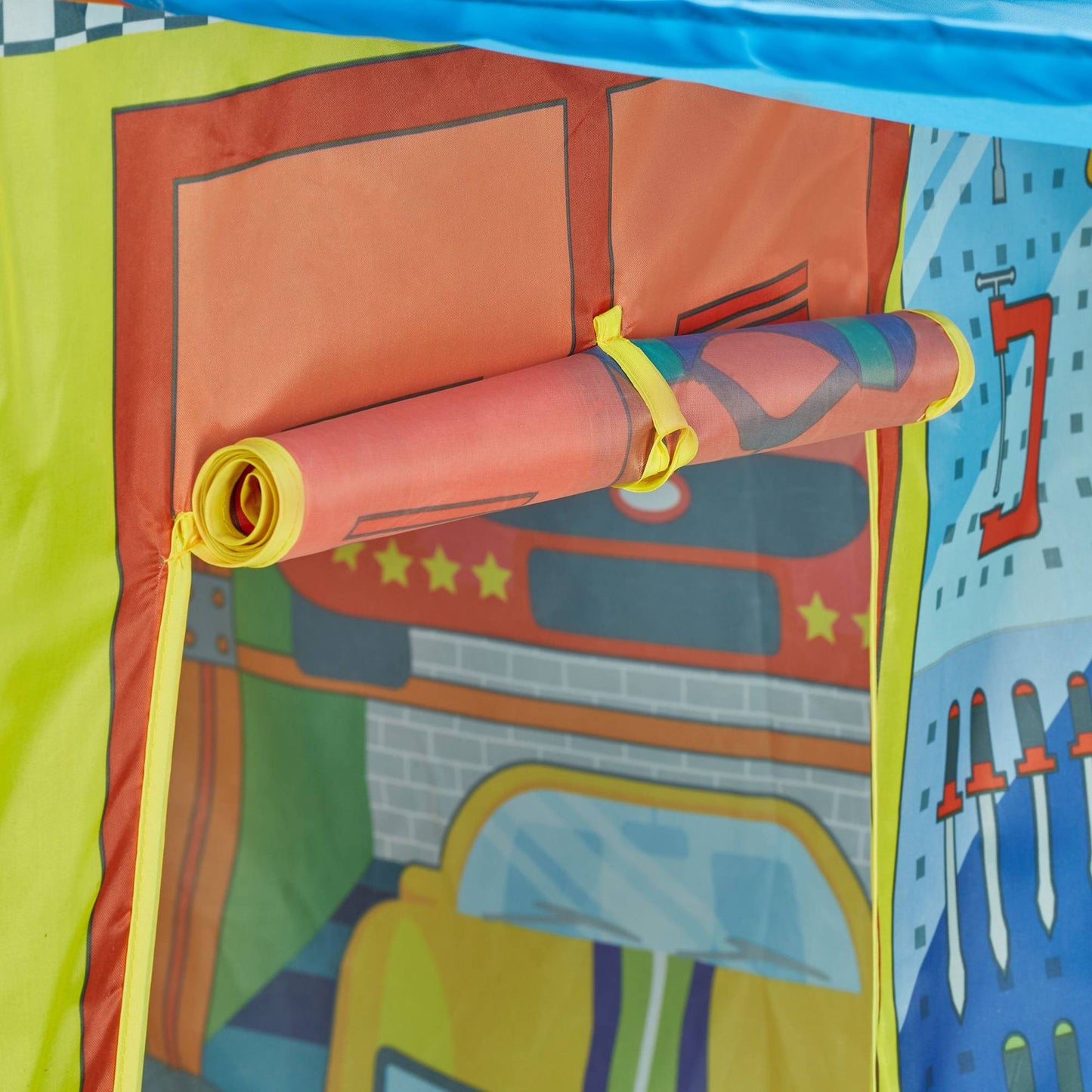 Play tent car workshop