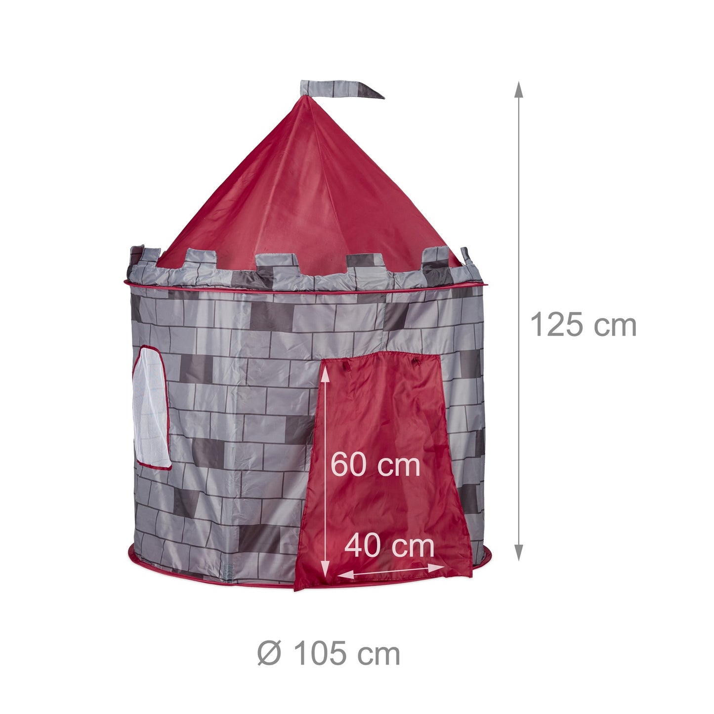 Play tent knight's castle for boys