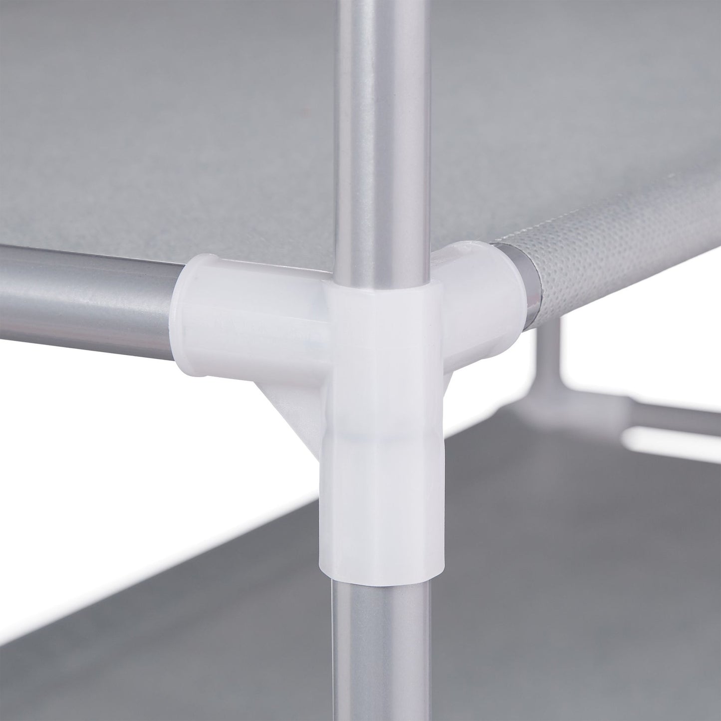 Plug-in system for shoe racks 10 levels