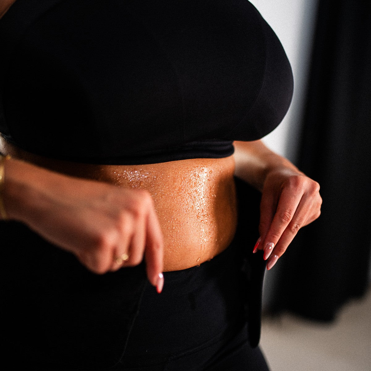 Plus Size Black Waist Support Belt