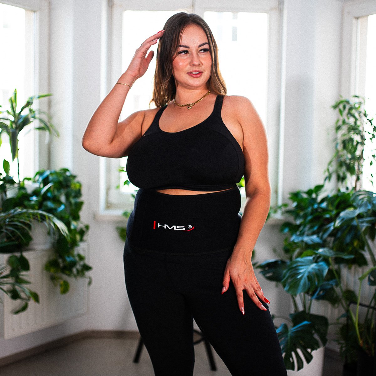 Plus Size Black Waist Support Belt