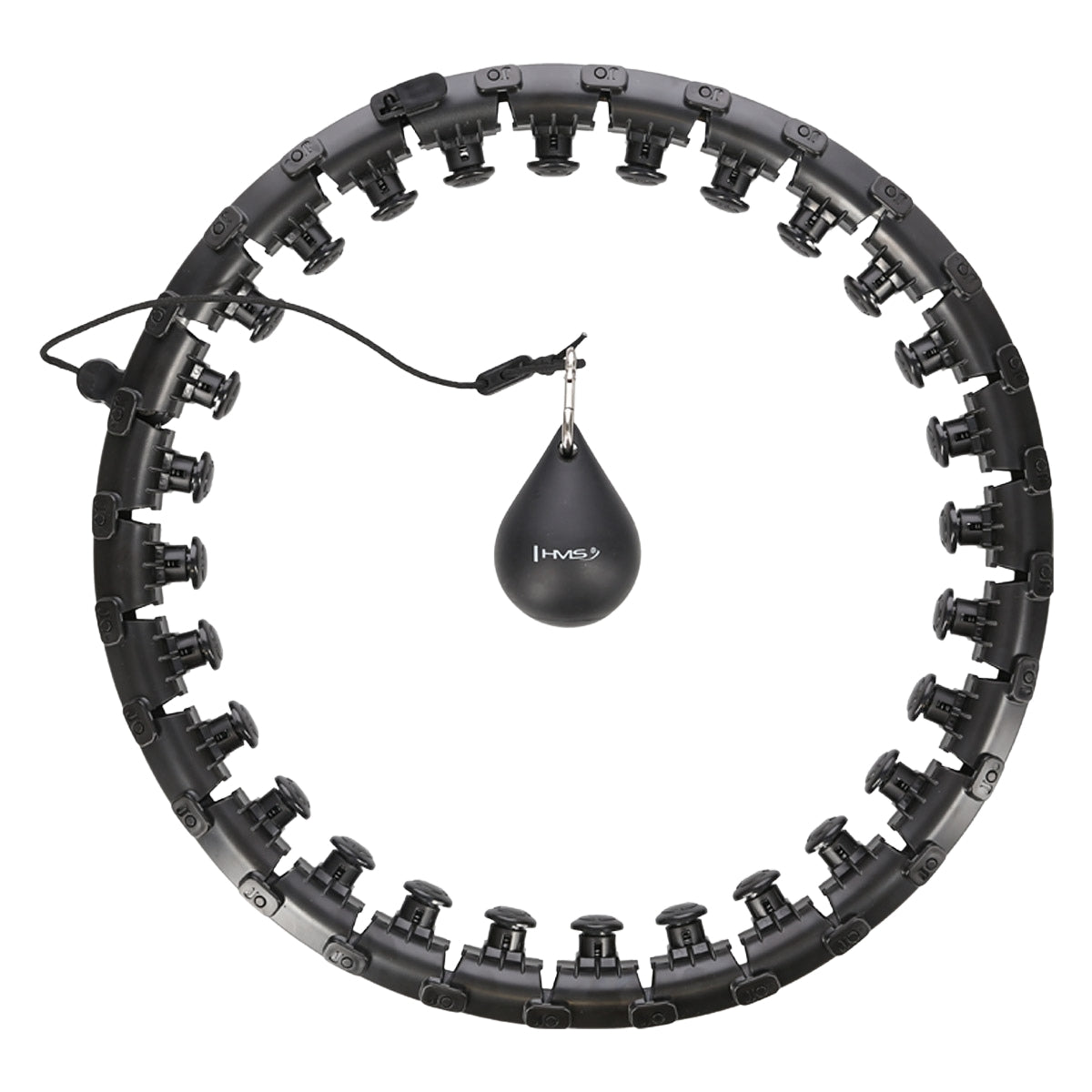 Plus Size Weighted Hula Hoop, Black