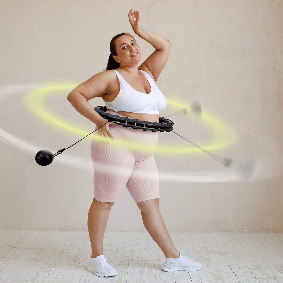 Plus Size Weighted Hula Hoop, Black