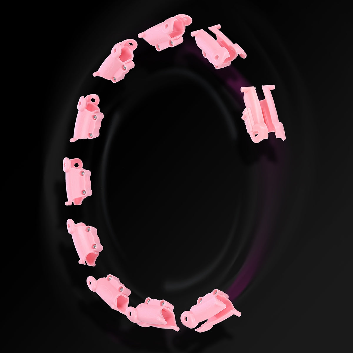 Plus Size Weighted Hula Hoop, Light Pink