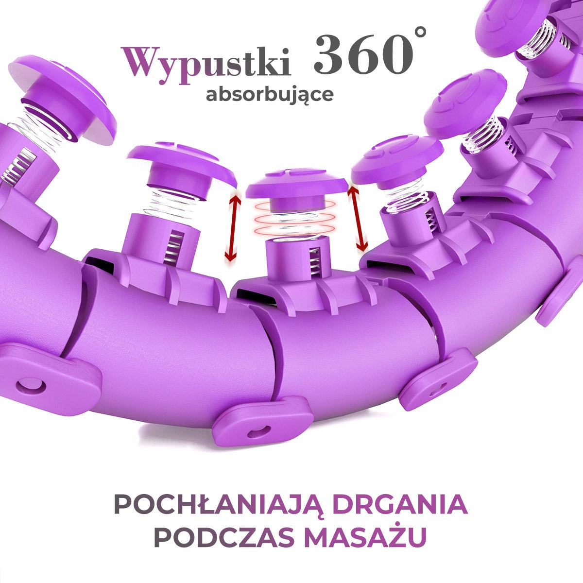 Plus Size Weighted Hula Hoop, Violet