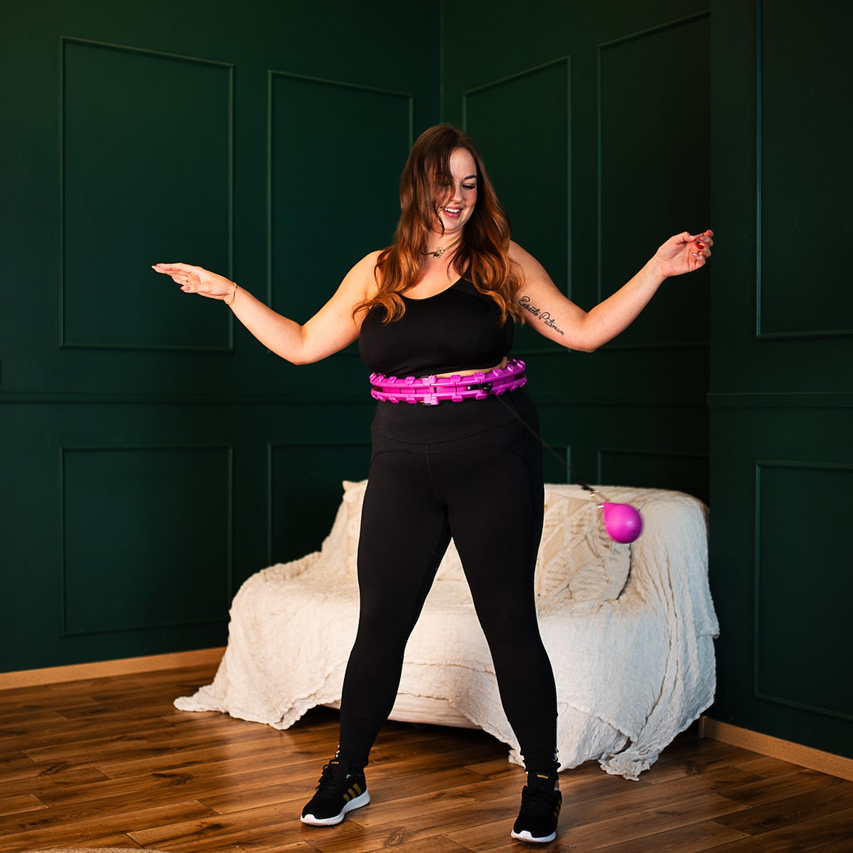 Plus Size Weighted Hula Hoop, Violet