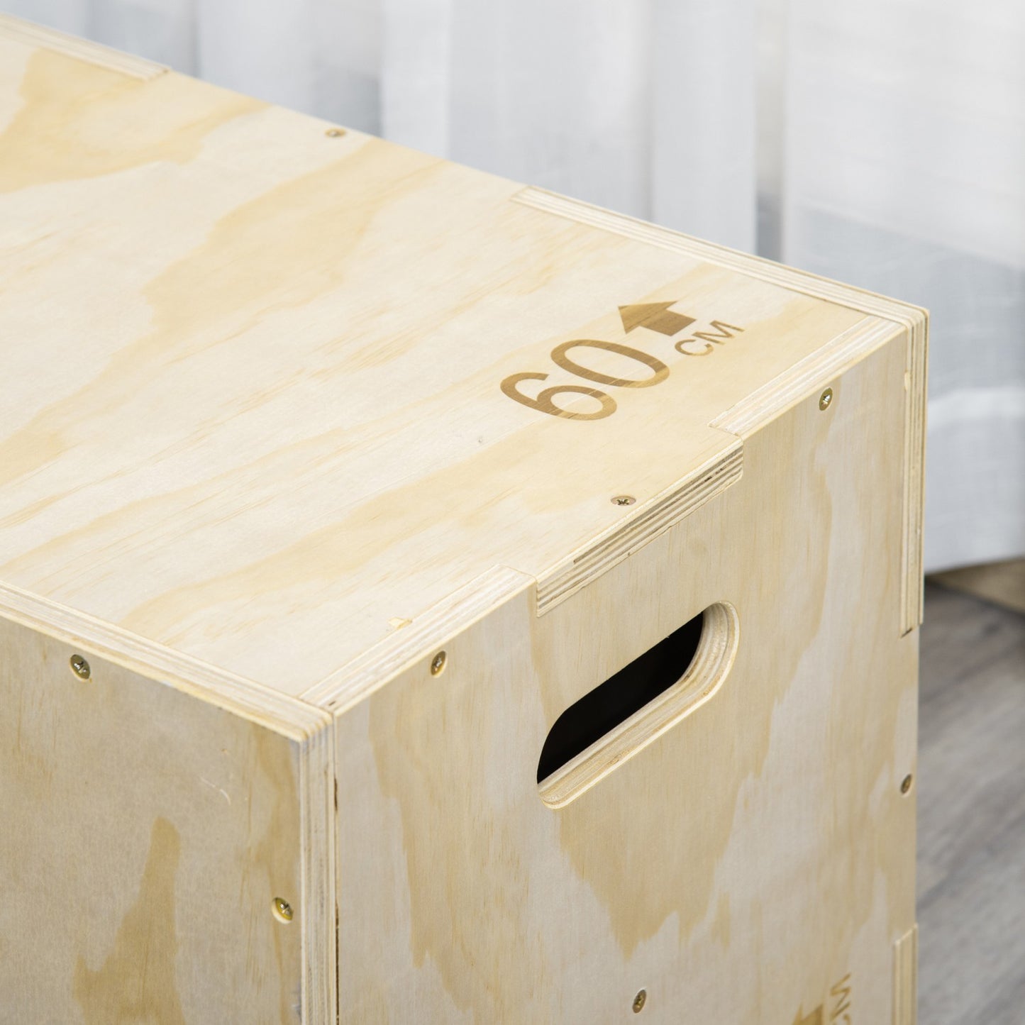 Plyo Box, Wood, 3 Heights, 45x40x60 cm