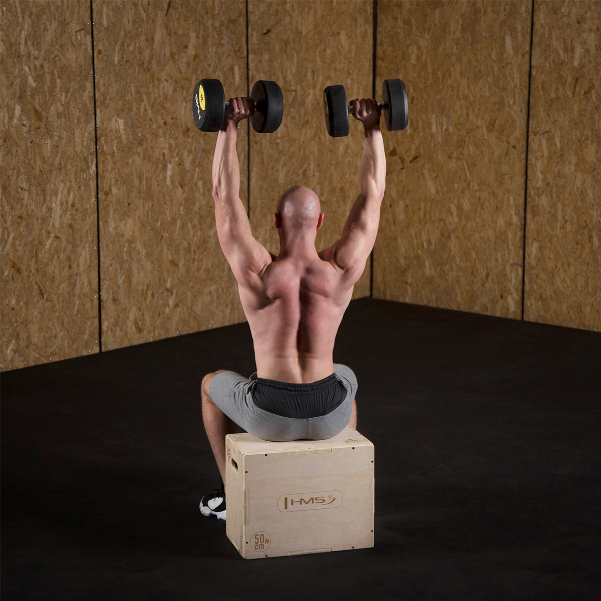 Plyometric Box, 50x40x30cm, Durable Chest Equipment